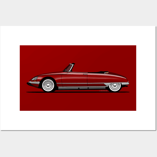 The most beautiful and elegant cabriolet ever! Wall Art by jaagdesign